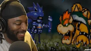 REACTION TO ONE MINUTE MELEE - Bowser Jr. vs Metal Sonic & Bowser vs Mecha Sonic