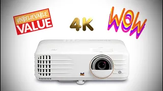 Viewsonic PX748 4K Gaming Projector Review.  High Quality & Great Value!