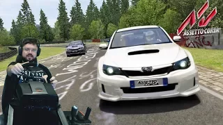 Настоящая хардкорная заруба на Nordschleife🔥 Subaru Impreza WRX STi  Assetto Corsa + VR