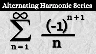 A nice approach to the alternating harmonic series