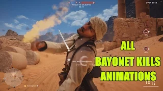 BATTLEFIELD 1 - ALL BAYONET CHARGE KILLS ANIMATION [VIOLENT]