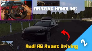 City Car Driving | Audi A6 Avant | Realistic Driving | Crazy Handling | Logitech g29 With Shifter