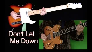 Don't Let Me Down | Lead and Rhythm Cover | Isolated