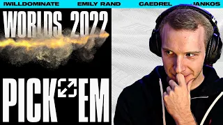 Jankos, Caedrel, Emily Rand, and IWillDominate set their Picks for Worlds 2022! | How’d You Pick’em