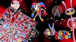 [ToyASMR] Decorate with Sticker Books 📕 And Amazing DIGITAL CIRCUS 🎪