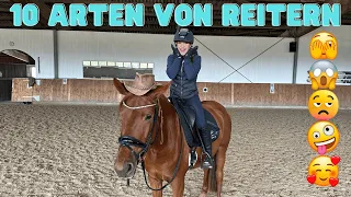 10 ARTEN VON REITERN 🐴​ | Marina Schuster