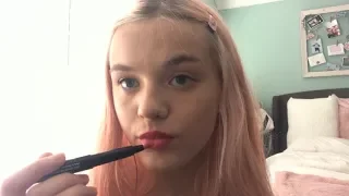 ASMR Tingly Lipgloss Application (mouth sounds, kisses, tapping, etc)