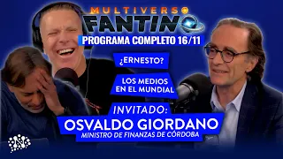 Multiverso Fantino | Con Osvaldo Giordano (Ministro de Finanzas de Córdoba) - 16/11