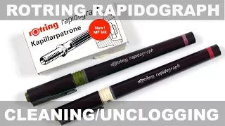 Rotring Rapidograph Cleaning/Unclogging