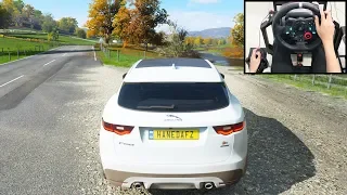 Jaguar F-PACE - Forza Horizon 4 | Logitech g29 gameplay