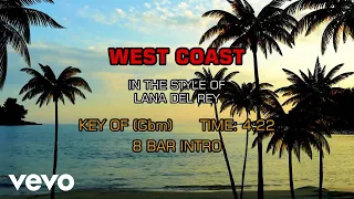 Lana Del Rey - West Coast (Karaoke)