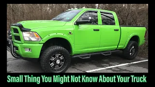 Ram...10 Things You Might Not Know Your Truck Does or Has!!