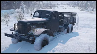 DEEP SNOW! USSR CAR WILL PASS? - SnowRunner