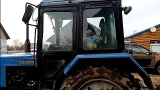 Привезли опилки🚜Купили пресс/сколько сена осталось☘️