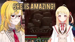 Kaela reaction to Kanade recent Minecraft stream and AMAZED by it | Hololive [ENG SUB]