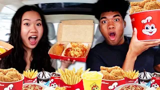 JOLLIBEE Mukbang - We Tried EVERY ITEM On the Menu