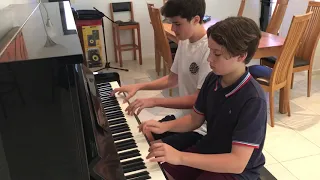 Cantina Band Ragtime Piano Duet - Josh Linnett (Martin Spitznagel and Bryan Wright)