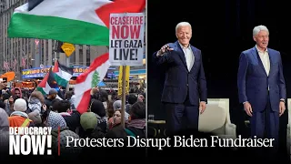 Protesters Disrupt Record $25 Million Biden Fundraiser in NYC as Thousands March Against Gaza War