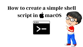 How to create simple shell script in macOS | Create a bash script to print hello world in Terminal
