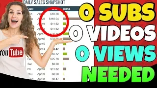 Make Money With YouTube TODAY (0 Subscribers & 0 Videos Needed)