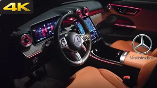 2023 Mercedes Benz C300 - POV Night Drive 4K (Binaural Audio) 64 Color LED Ambient Lighting