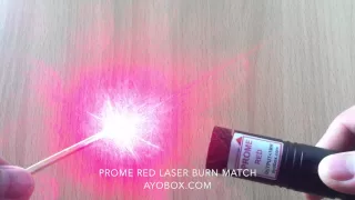 200mw Prome Red Laser Burn Match