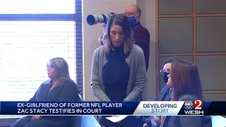 Zac Stacy's ex-girlfriend testifies against former NFL player's accused abuse