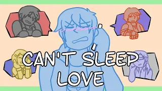 Can't Sleep Love Animation Meme (KOF OC x Canon)