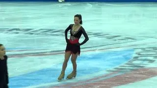 Alena Leonova, FS at practice, Russian Nationals 2014