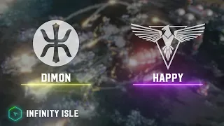 Dimon(E) vs Happy(A) - Infinity Isle - Red Alert 3