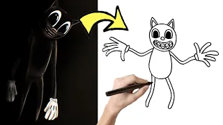 КАК НАРИСОВАТЬ Картун Кэт ? | HOW TO DRAW A Cartoon Cat?