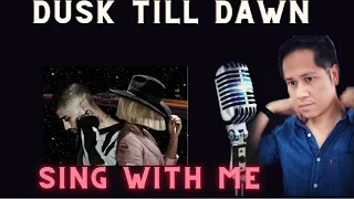 Dusk Till Dawn  - Zayn featuring Sia - Karaoke  - Male Part Only