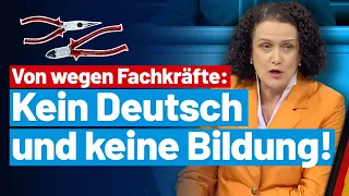 Asyl: Doppelter Beschiss statt Fachkräfte-Einwanderung! Nicole Höchst - AfD-Fraktion im Bundestag