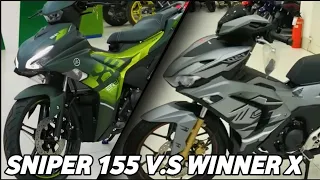 2022 Yamaha SNIPER / EXCITER 155 & 2022 Honda WINNER X Design Comparison First Look Walkaround