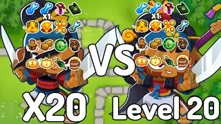 X20 God Boosted Level 1 Saudas VS. God Boosted Level 20 Sauda