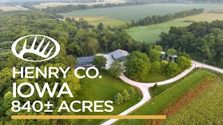 Henry County, IA 840± Acres