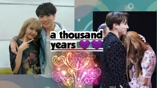 "A THousand Years "lizkook (Lisa and jungkook) #ARMYMADE pretty love