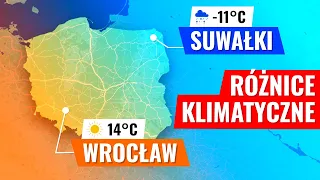 Jak bardzo POLSKA różni się KLIMATYCZNIE?