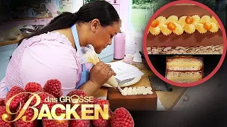 Marjolaine: Von Puder-Praliné und Cracker-Böden | Aufgabe 2 | Das große Backen 2023 | SAT.1