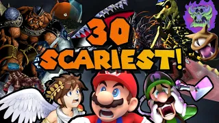 Top 30 SCARIEST Nintendo Enemies!!