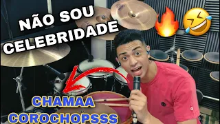 NÃO SOU CELEBRIDADE | GRUPO MURO DE FOGO 🔥- DRUMCOVER [ JOHN DRUMMER ] COROCHOPS!