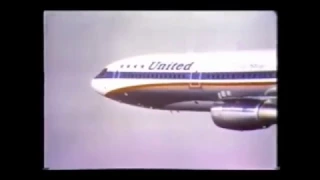 1974 United Airlines "Bright New Look" Commercial