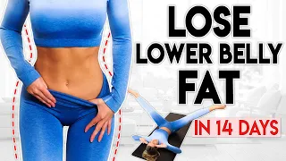 LOSE LOWER BELLY FAT in 14 Days | 8 minute Lockdown Home Workout