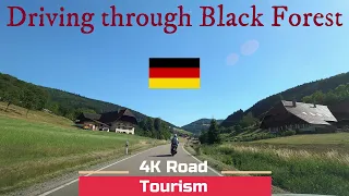 Driving Germany: Schramberg - Herbolzheim - 4k scenic drive Black Forest