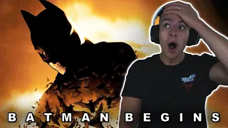 BETTER THAN MARVEL?! *Batman Begins* (2005) First time watching!