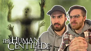 My SQUEAMISH FRIEND Watches The Human Centipede For The First Time!