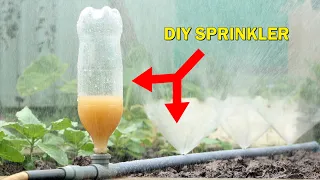 Homemade Sprinkler PVC Pipe - High Pressure Pump