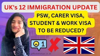 Big Update For UK Visa 2023| No PSW visa| Care home visas Closing | No Dependent Visa
