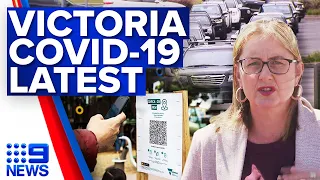 Concerns over QR code data as Victoria COVID-19 cases hit record high | 9 News Australia