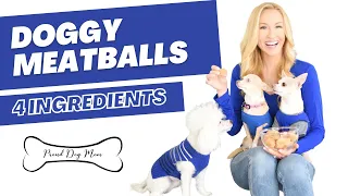 4 Ingredient Doggy Meatballs: A Grain-Free Dog Treats Recipe | Proud Dog Mom